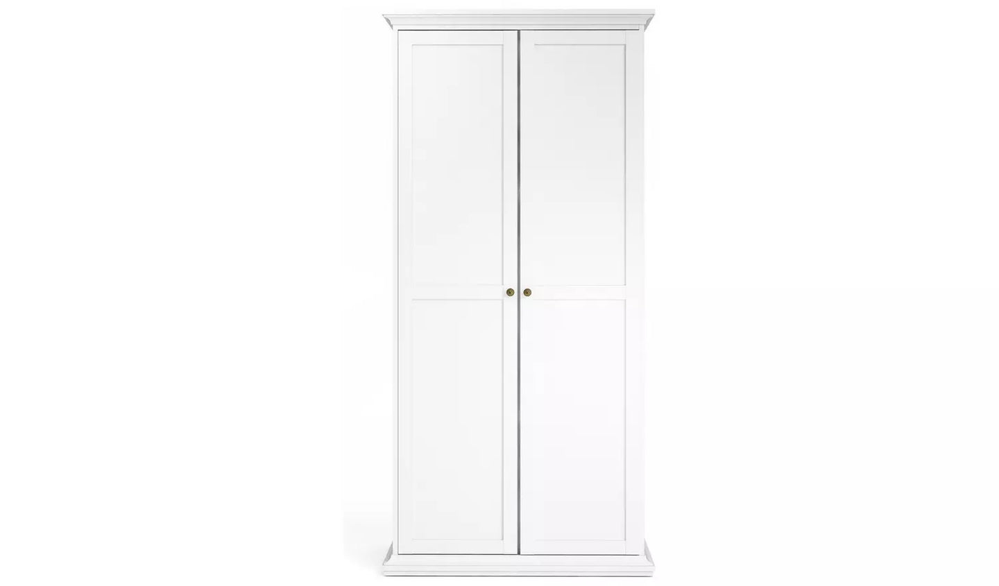 Tvilum Paris 2 Door Wardrobe - White